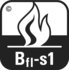 brandgedrag van klasse F (laagste) tot klasse A (n.v.t. op tapijt; klasse B is het hoogst haalbare voor tapijt)